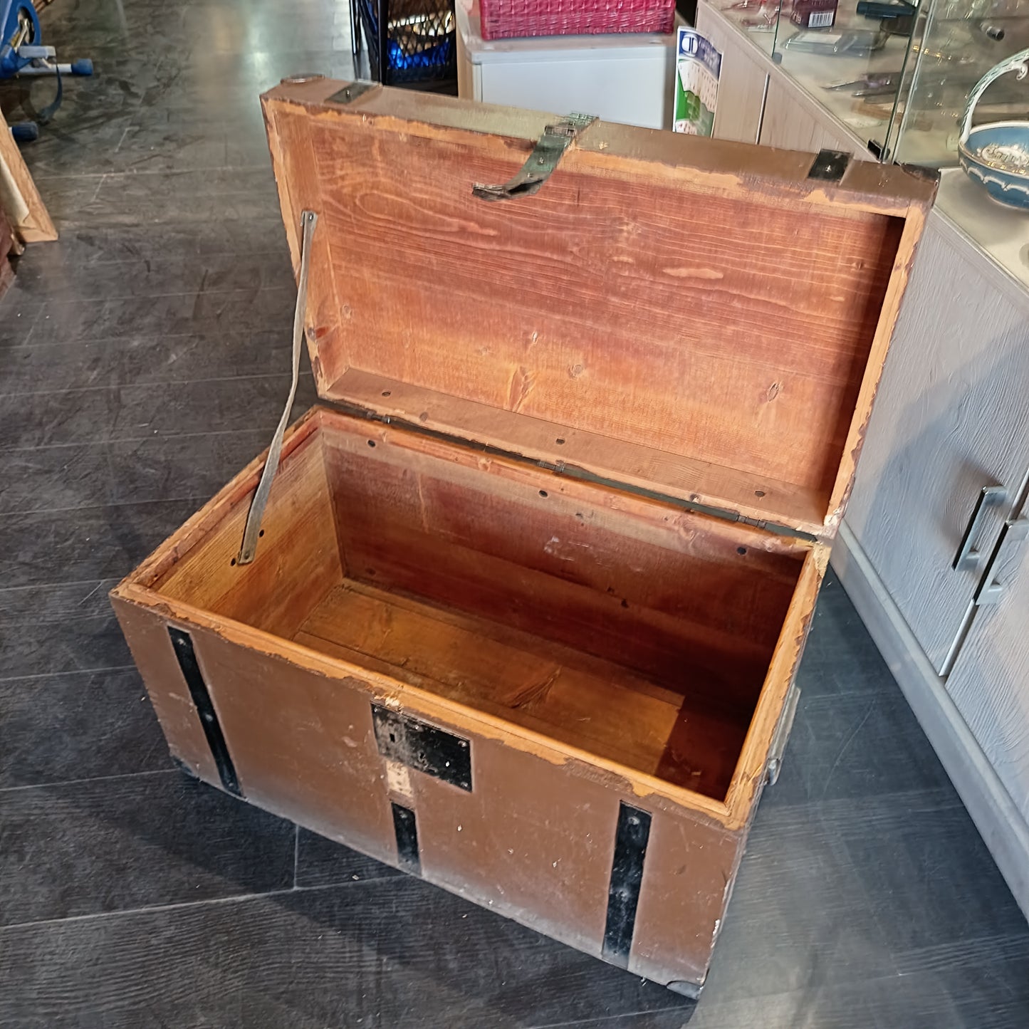 Cassapanca Legno/ferro Primi 900 Cm70x40x42h