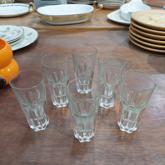 Set/6 Bicchieri Vetro Vintage Amaro