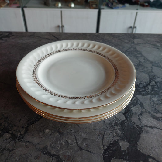 Set/4 Piattini Dolce Porcellana Antica Bridge Ctt