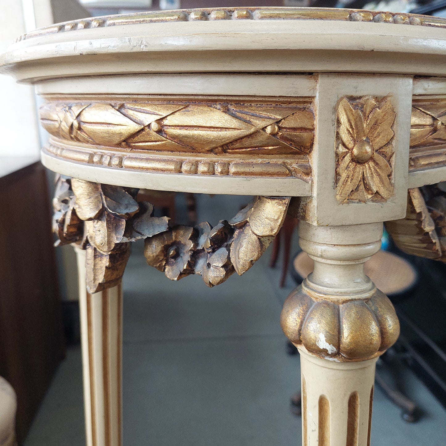 Alzatina Legno St. Luigi Xvi
