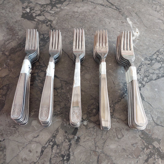 Set/12 Forchette Acciaio Inox