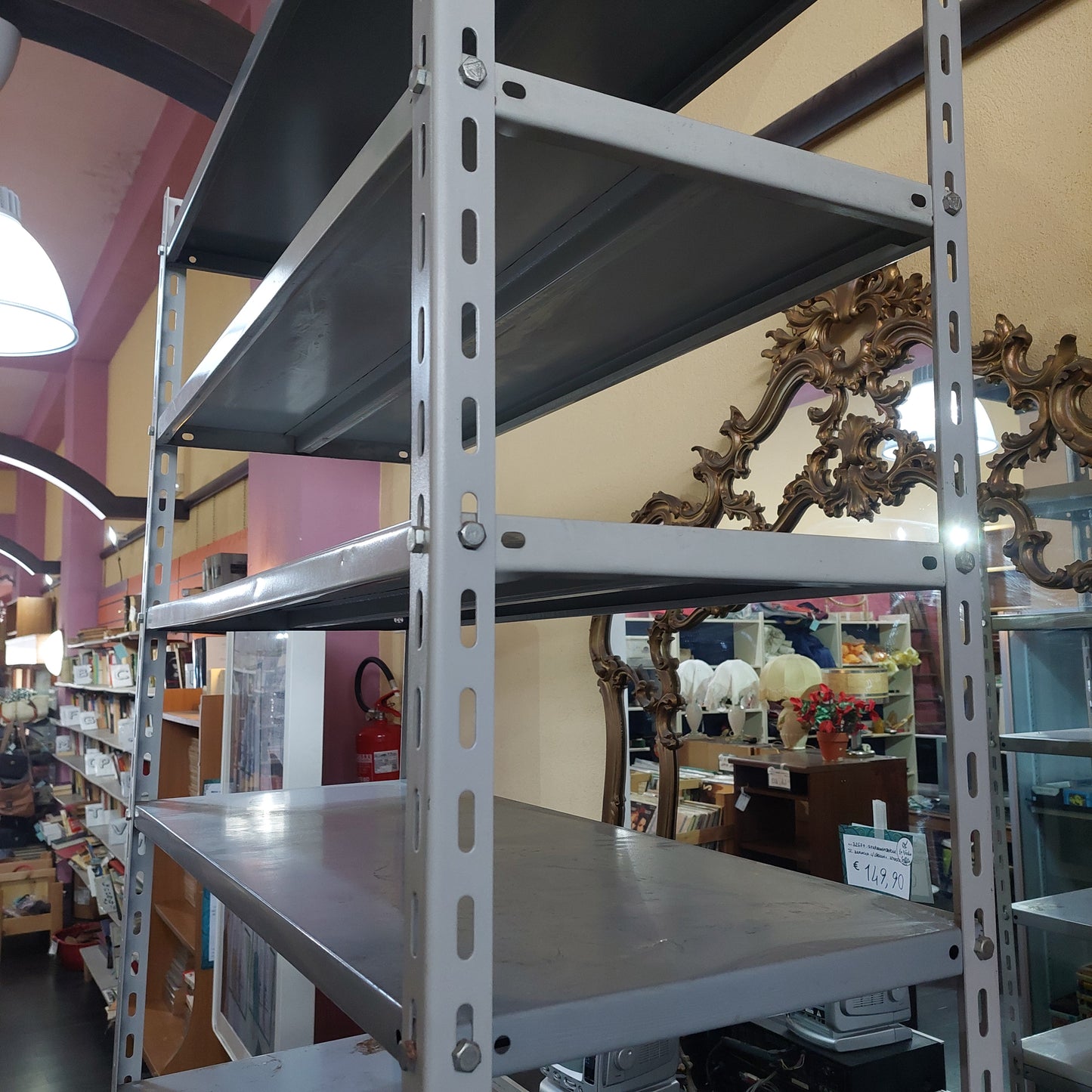 Scaffalatura Modulare In Metallo Cm100x40x250h 8 Mensole