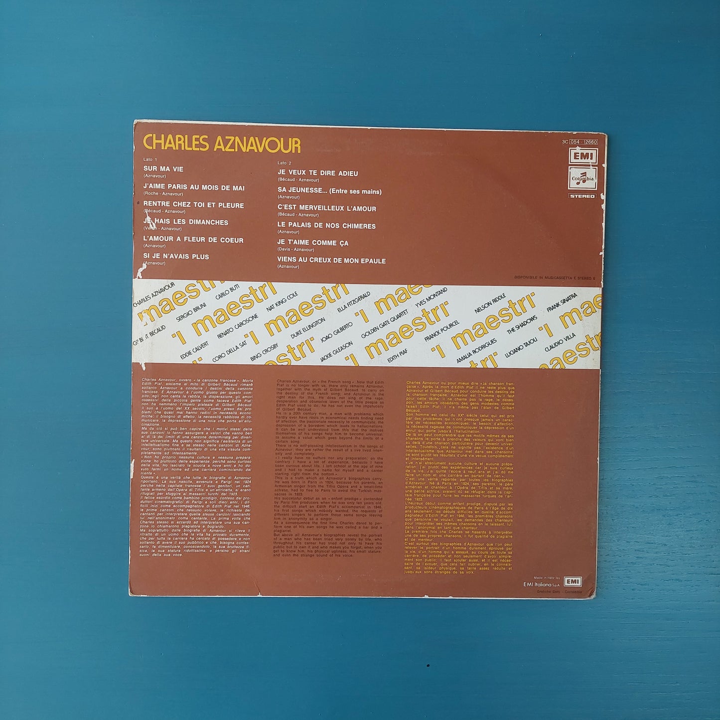 Vinile - Charles Aznavour - I Maestri