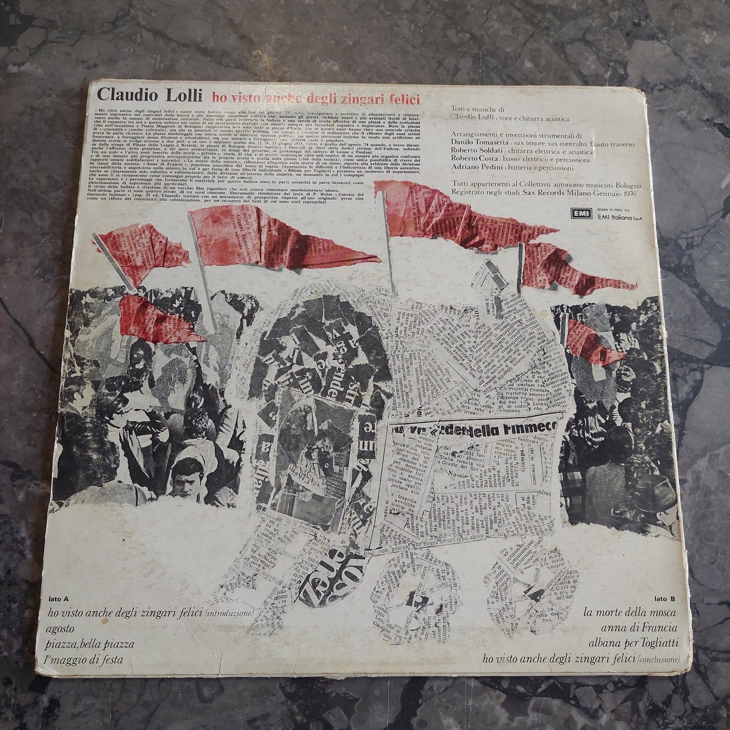 V/ho Visto Anche Degli Zingari Felici - Claudio Lolli (lp)*