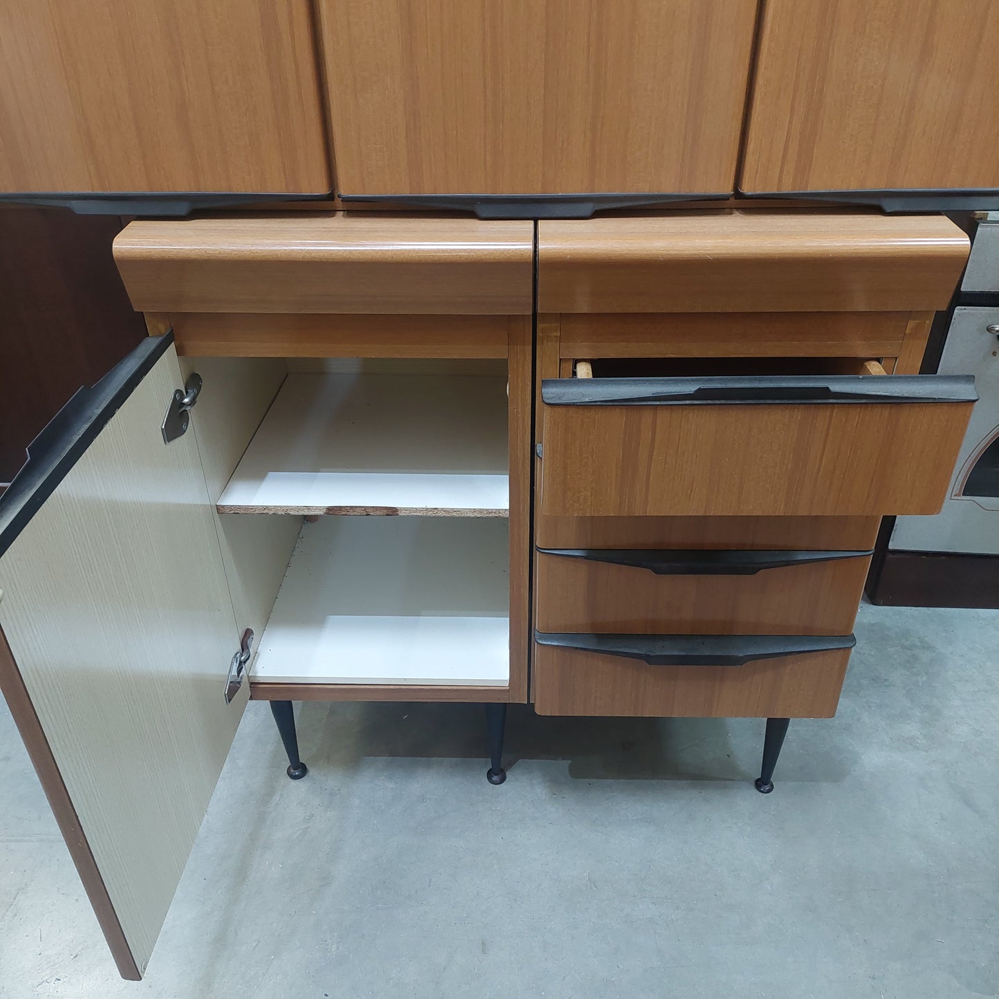 Mobiletto Formica Anni 50 4/c 1/a Cm80x46x93h