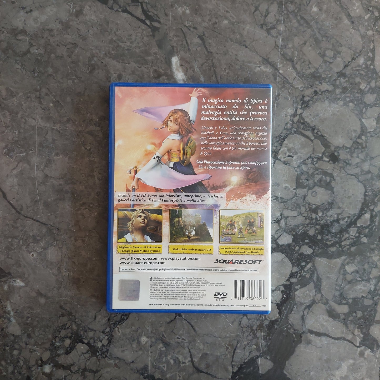 Final Fantasy X (ps2) Con Dvd Bonus