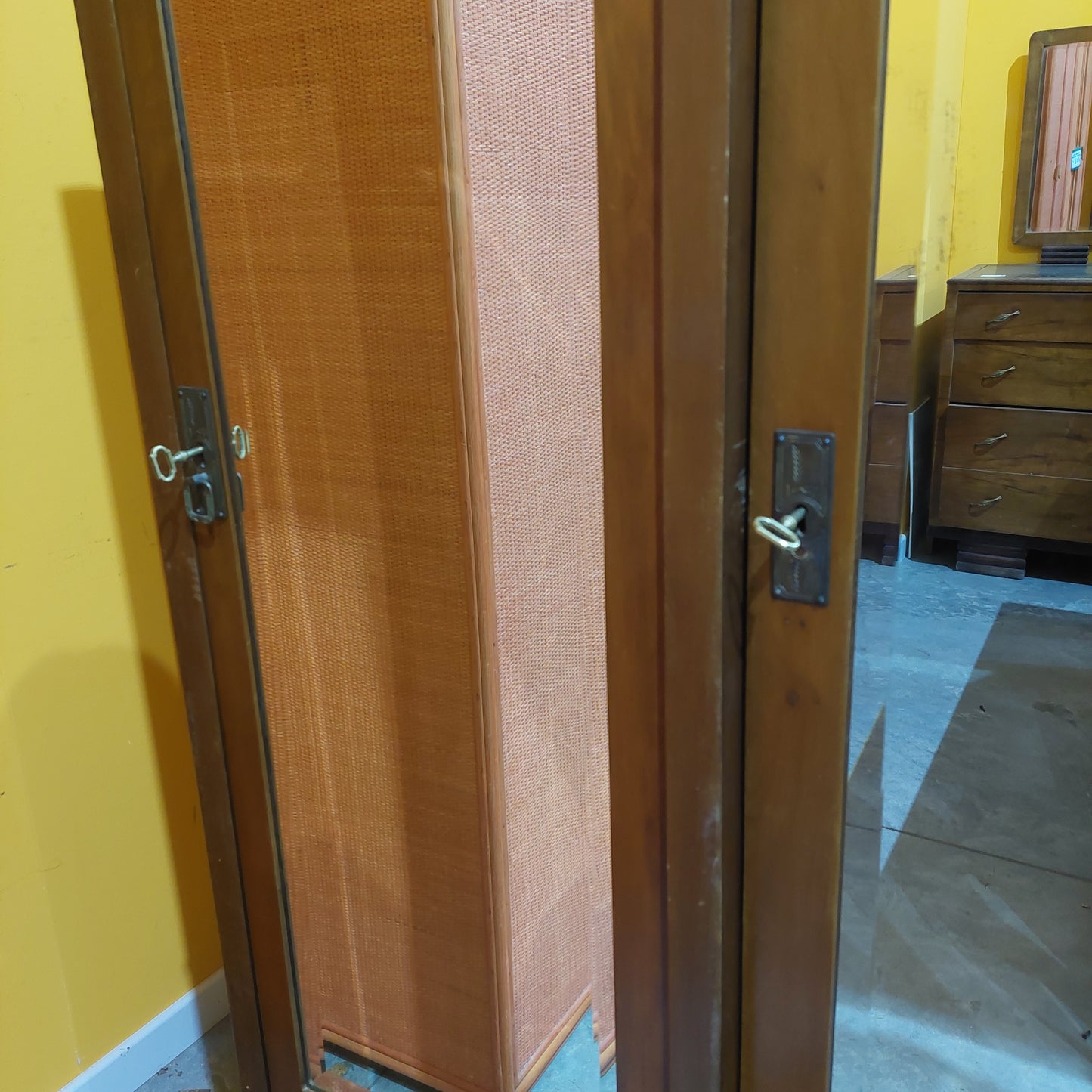 Armadio Liberty Con Specchio 3/ante 3/cassetti Cm177x46x196