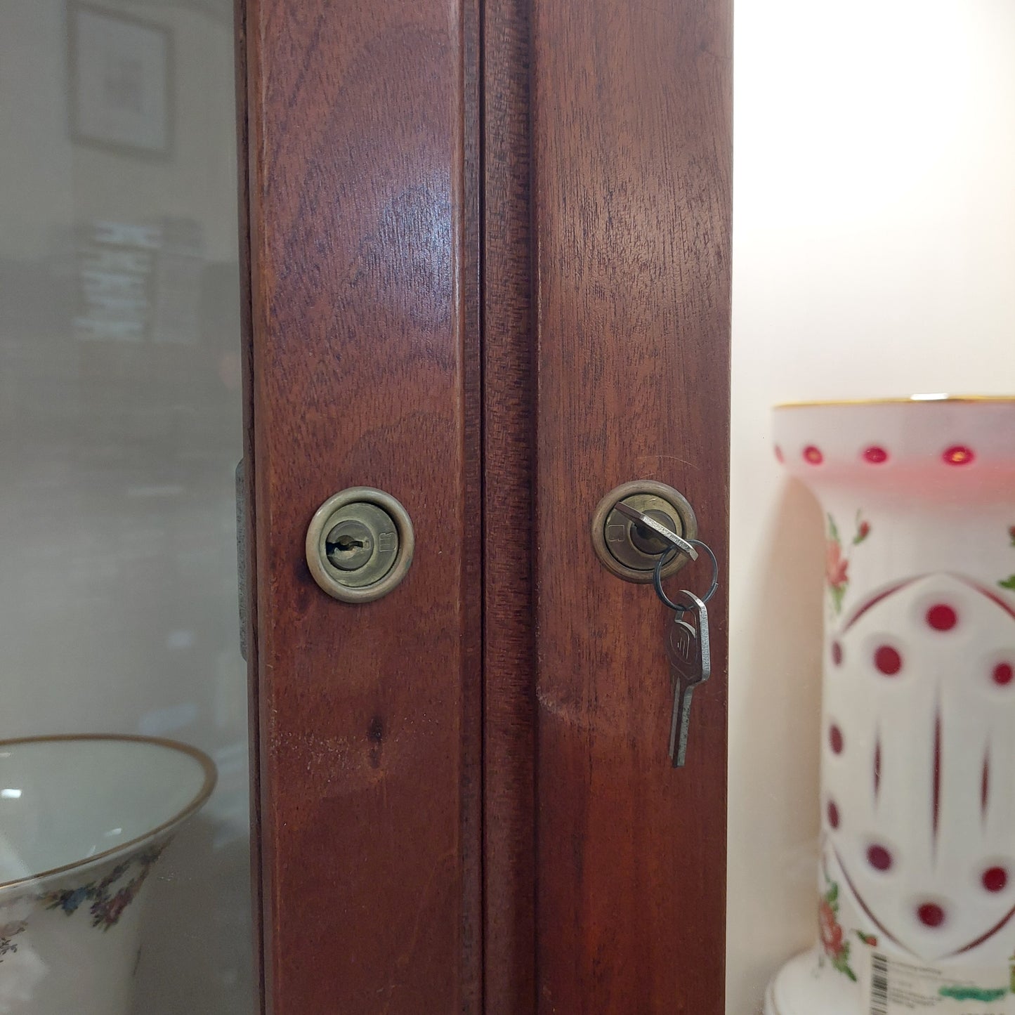 Vetrina Legno Sfaccettata 6/a 6/s Cm298x47x211h