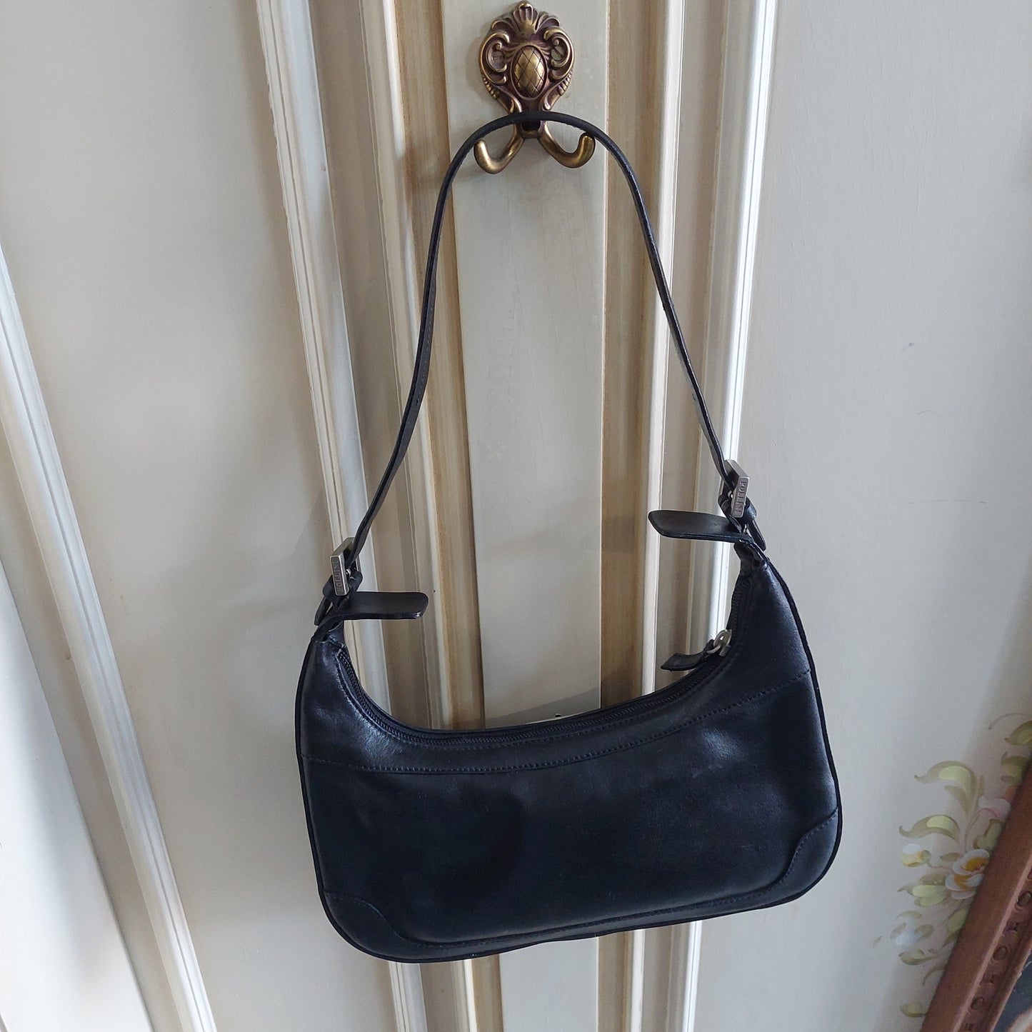 Borsa Pelle Nera Pollini