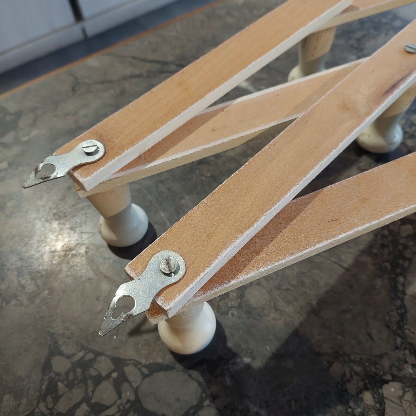 Appendiabiti * A Fisarmonica Legno 7 Ganci