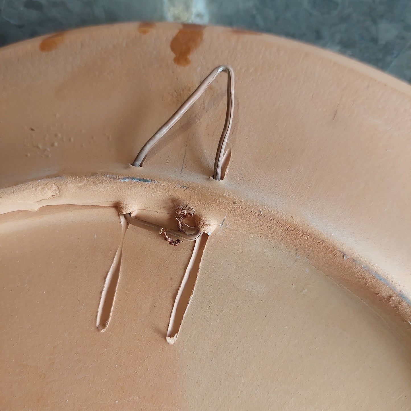 Piatto Ceramica Siciliana Ricetta Mulinciani D32