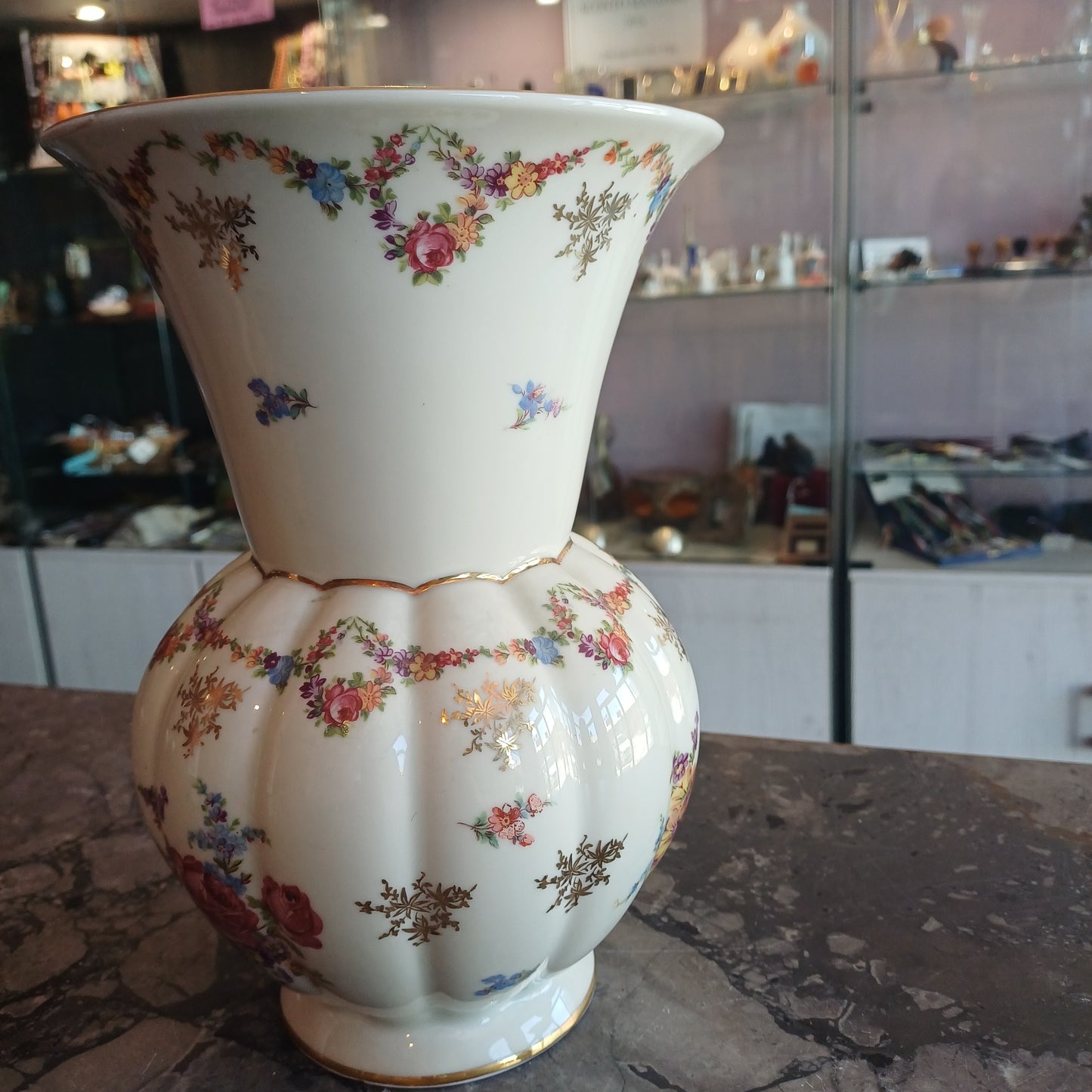 Vaso Porcellana Pmr Bavaria Jaeger & Co Germany Us Zone