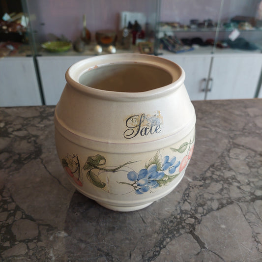 Barattolo * Sale Ceramica Decoro Frutta