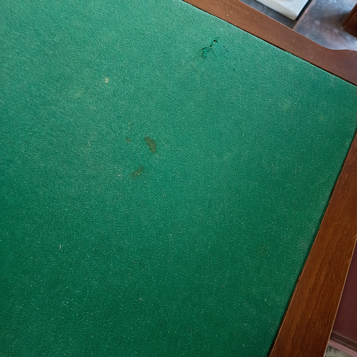 Tavolo Da Gioco Richiudibile Legno Panno Verde * Cmx80x80x76h