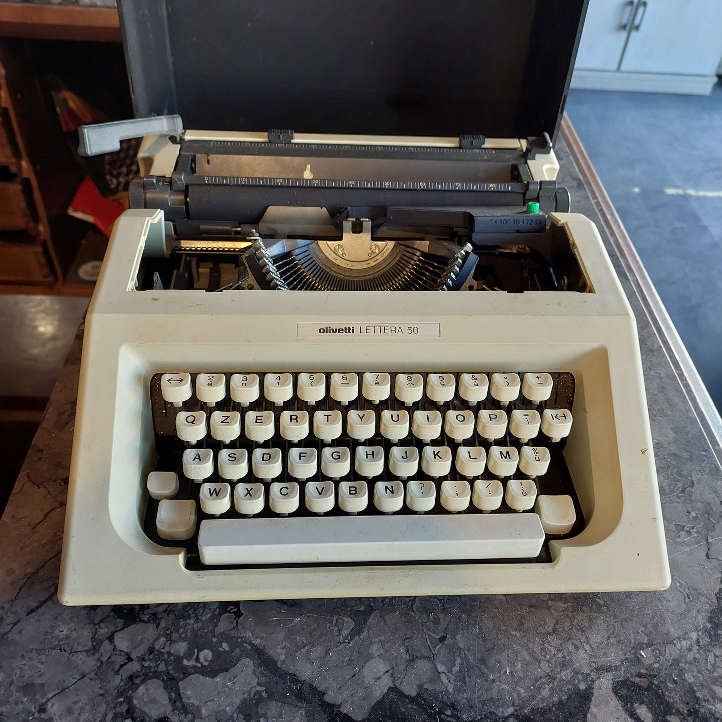 Macchina* Da Scrivere Vintage Olivetti Lettera 50 Con Custodia