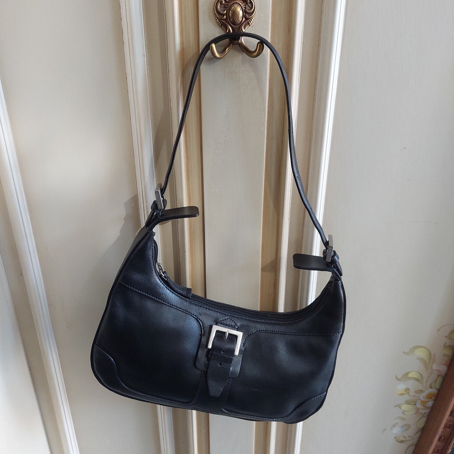 Borsa Pelle Nera Pollini