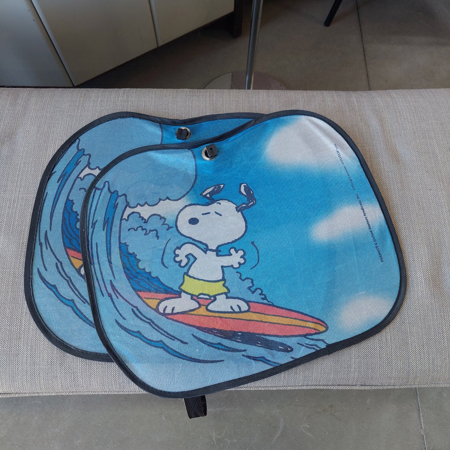Set/2 Tendine Parasole Auto Snoopy