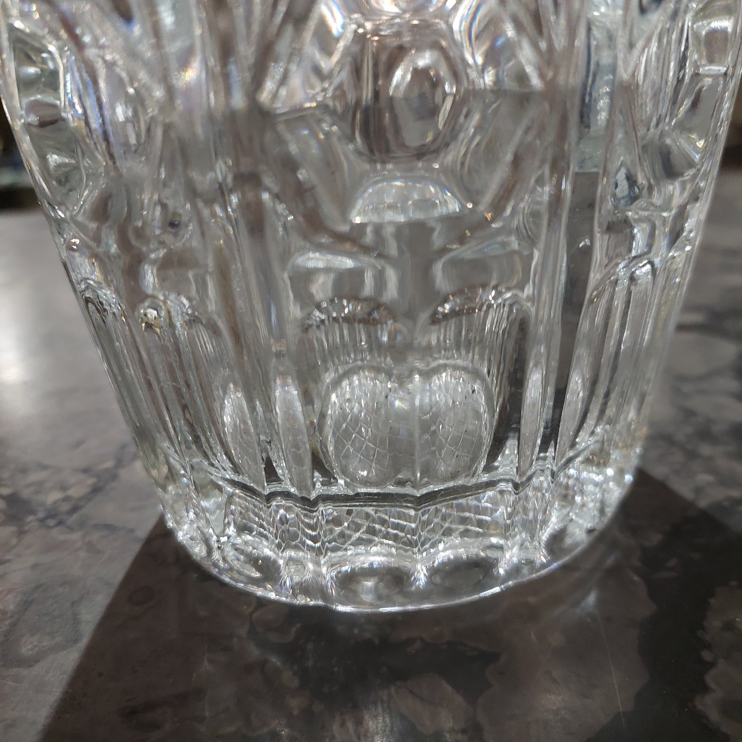 Vaso Portafiori Vetro Anni 60 D13x23h