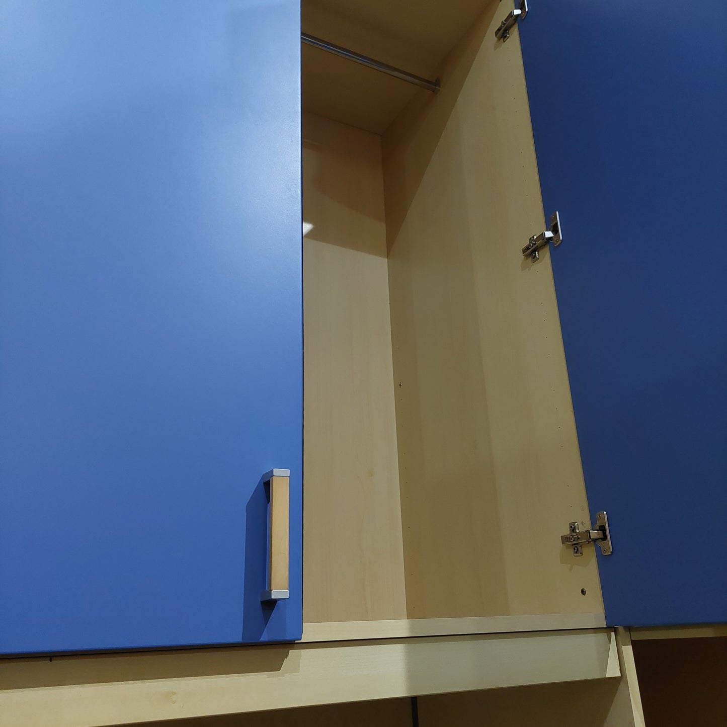 Cameretta Blu Per Bimbi 3 Letti Cm350x92x260h