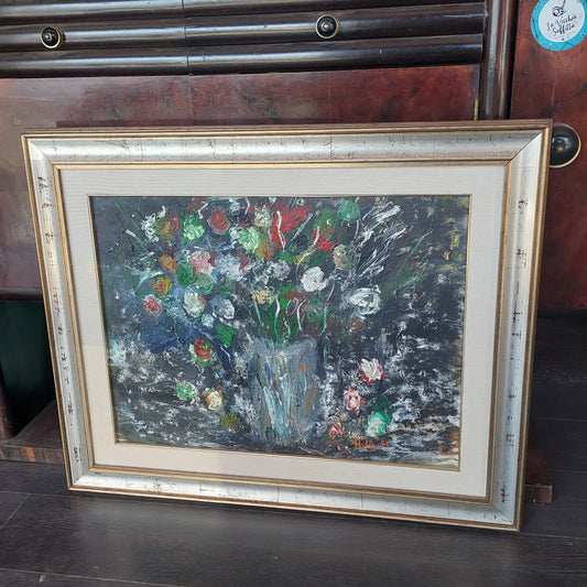 Q/ Vaso Con Fiori Cm 84x69