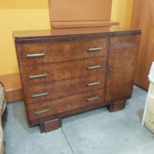 Casettone Stile Decò 4/c 1/s Cm129x50x98h