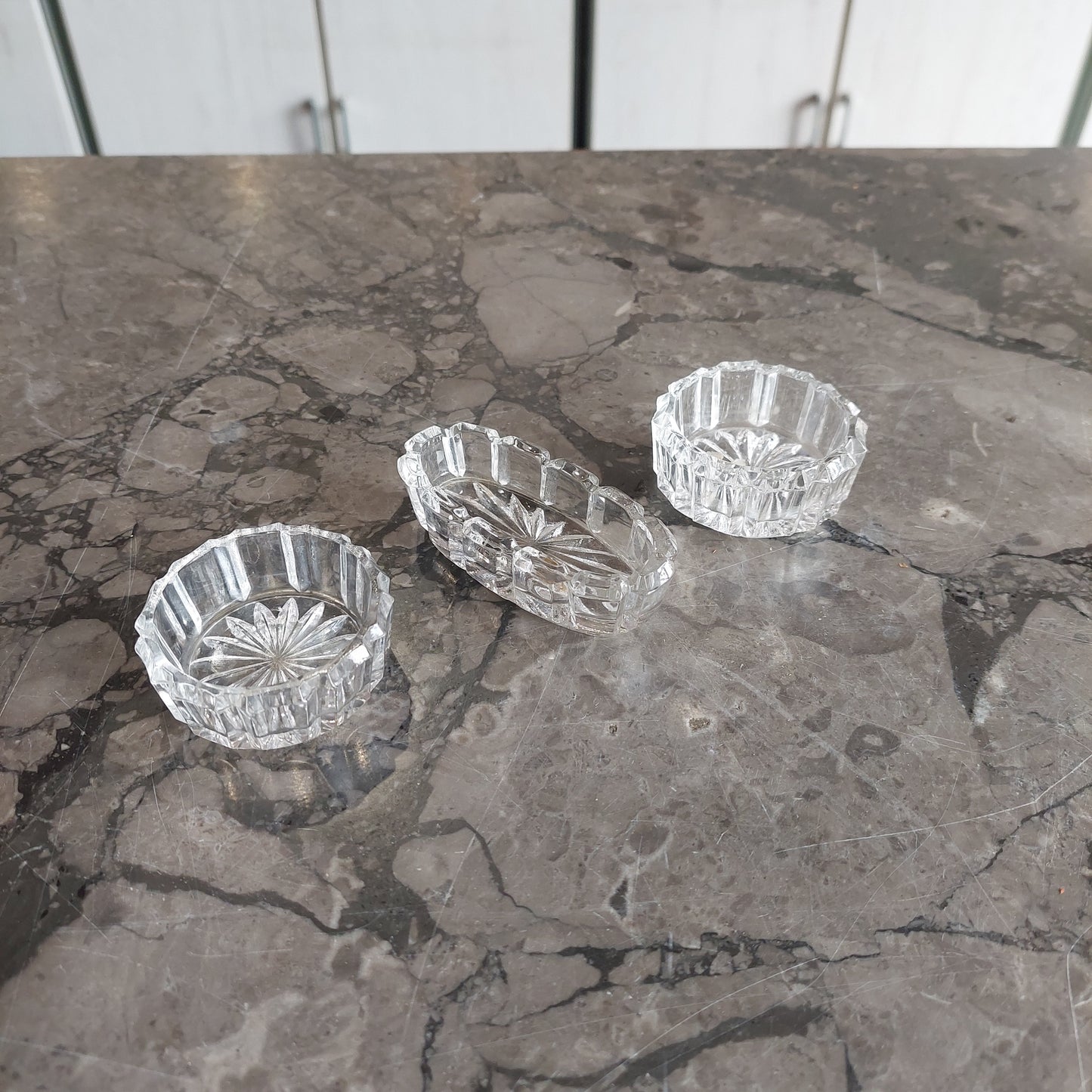 Set/3 Pezzi Vetro Sale Pepe Stuzzicadenti