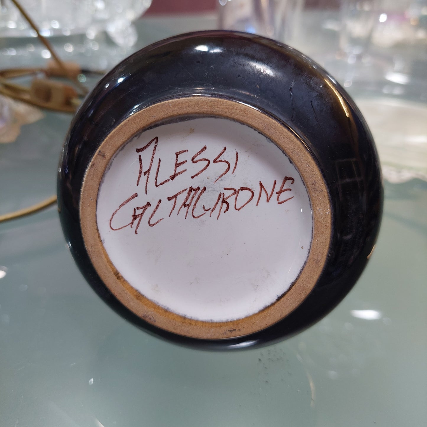 Vasetto Ceramica Siciliana Alessi Caltagirone