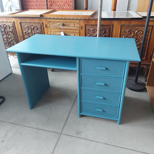 Scrivania Bambù / Vimini Blu