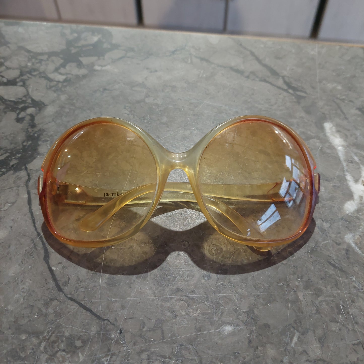Occhiali Da Sole Miele Pierre Leroc Paris Vintage