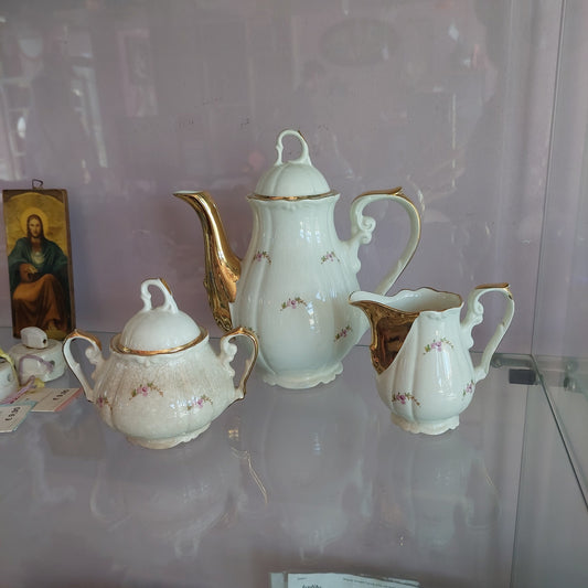 Set/3 Pz Caffè Porc Capodimonte Primi '900