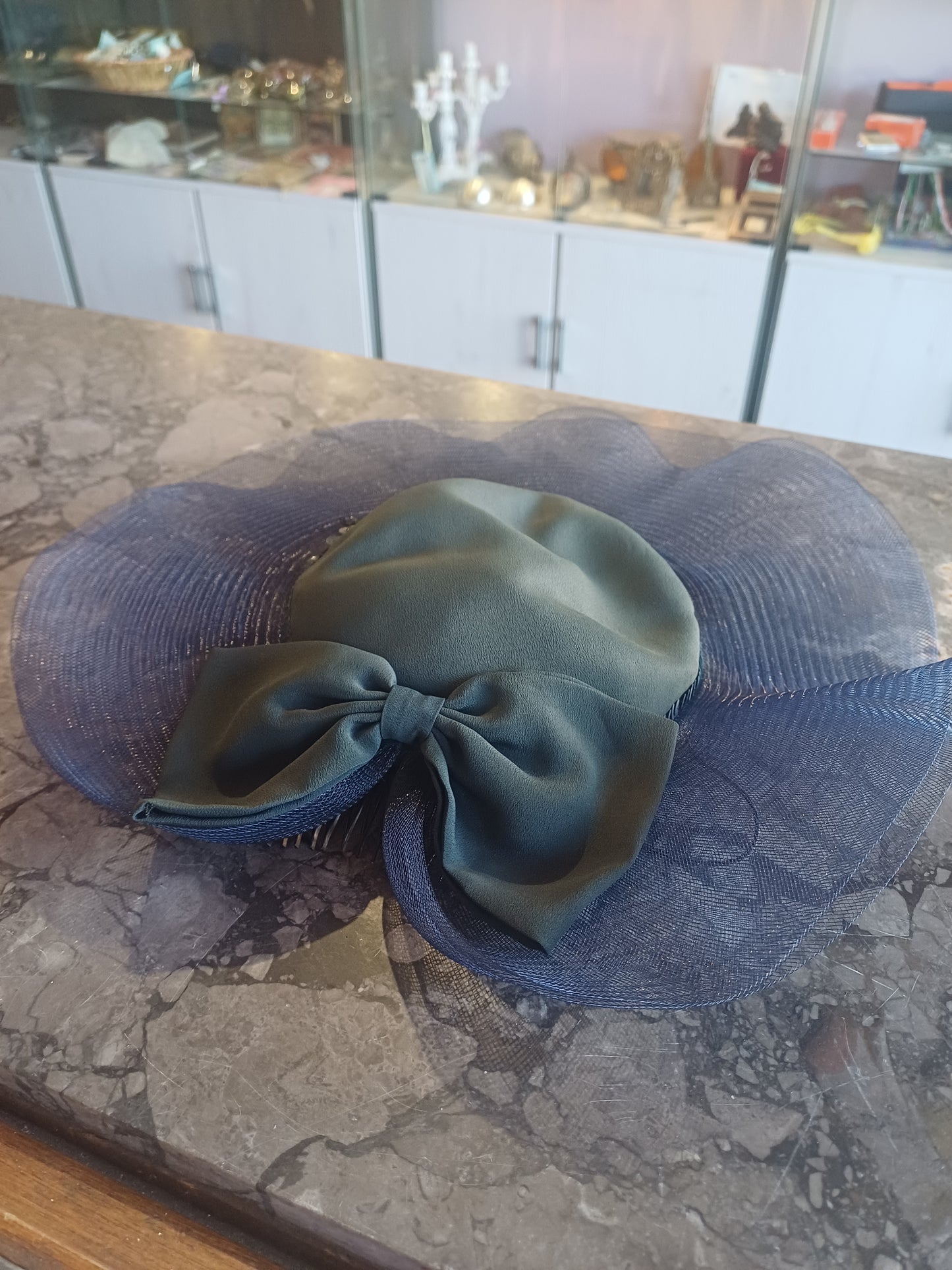 Cappello Blu Vintage