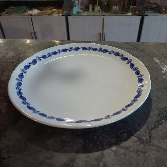 Piatto Porcellana Fontebasso Treviso Decoro Foglie