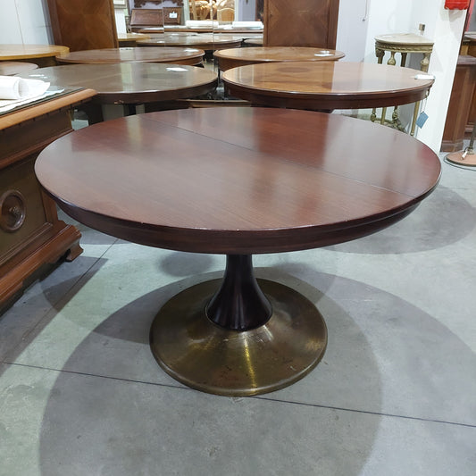 Tavolo Tondo All. Design "clessidra" Anni 70 D120+40
