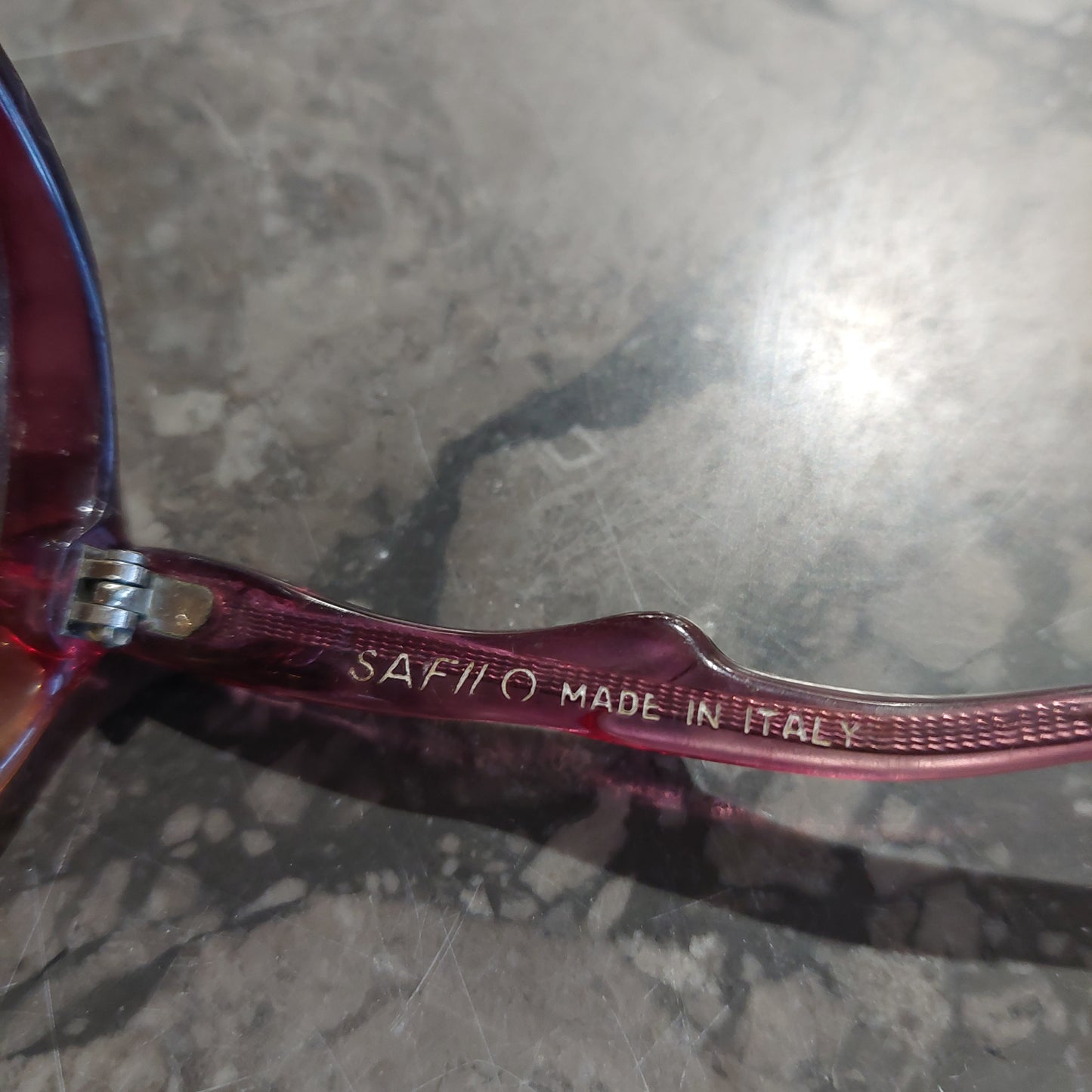 Occhiali Da Sole Vintage Safilo Viola