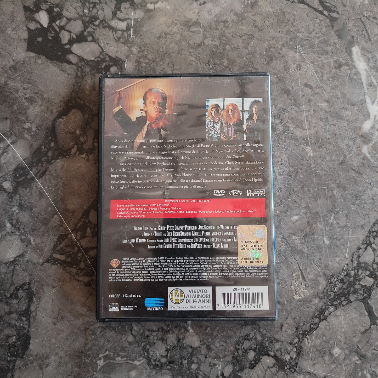 Dvd/le Streghe Di Eastwick