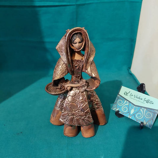Statuina Artigianale Ceramica Sarda H20