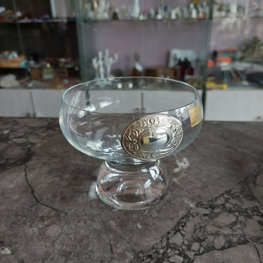 Coppa Cristallo Argento Bulgari