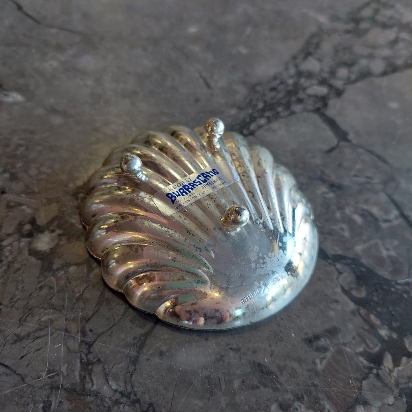 Piattino Conchiglia Silverplated