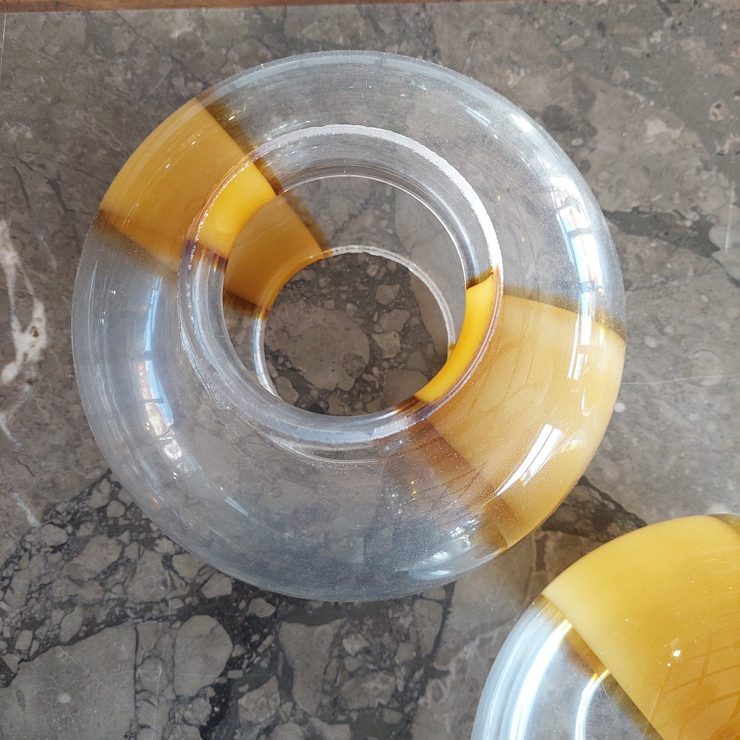 Coppa Lampadario/lume Vetro Di Murano Vintage