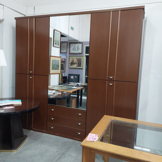 Armadio * Noce Anni 60 10/a 3/c Cm282x60x259h