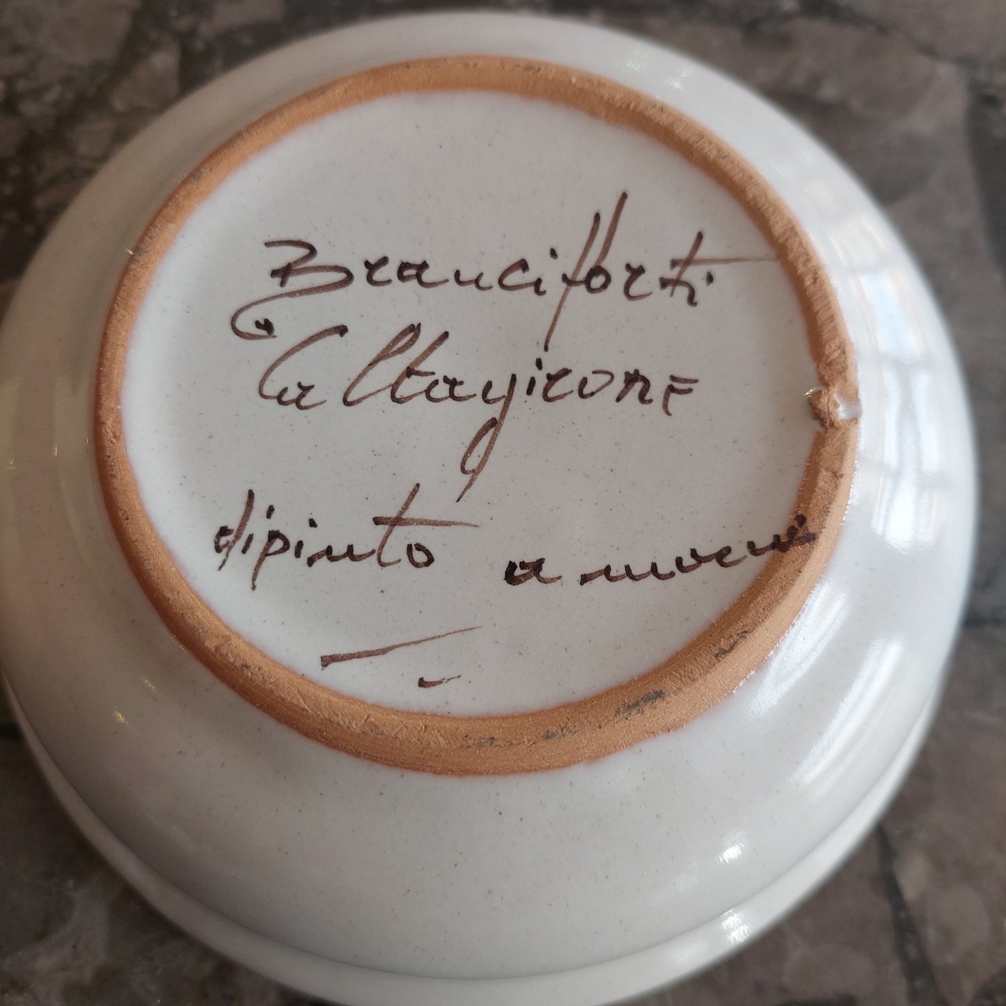 Ciotola Ceramica Branciforti Caltagirone
