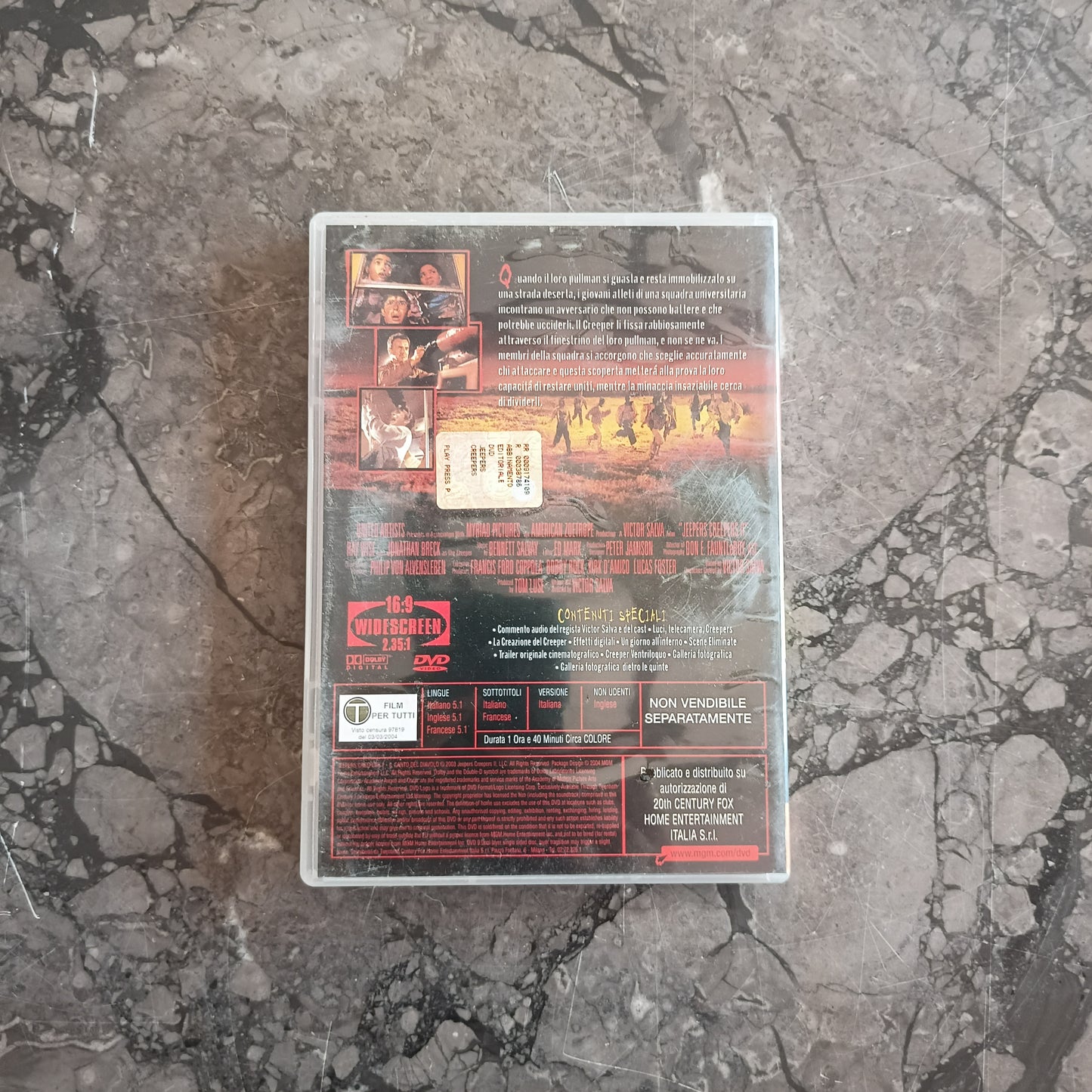 Dvd/jeepers Creepers 2