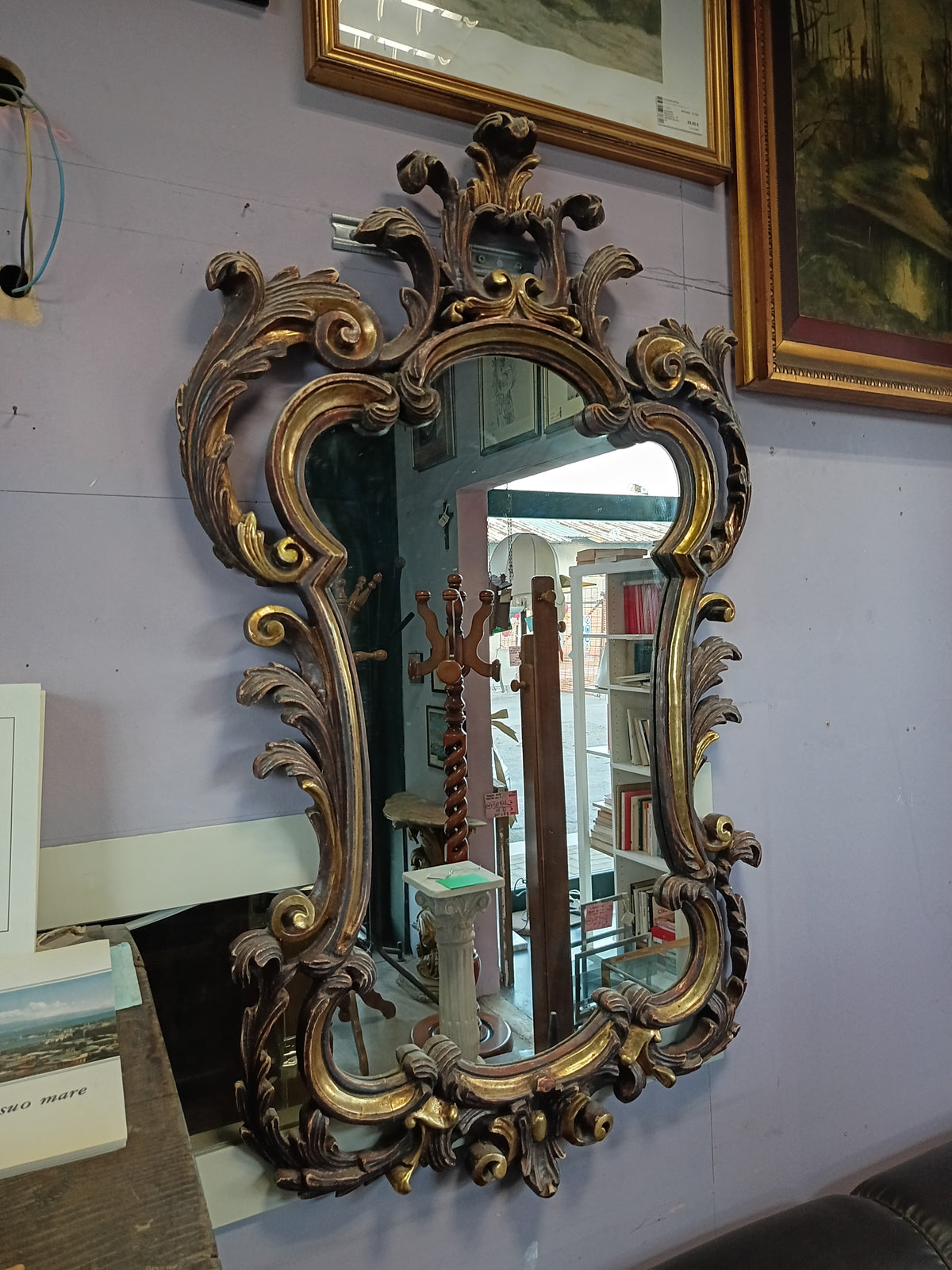 Specchio Antico Barocco Cm70x120