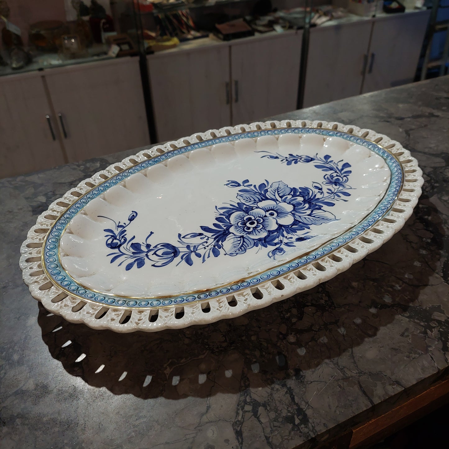 Centrotavola Art Nouveau Porc Carpie' Nove Bassano