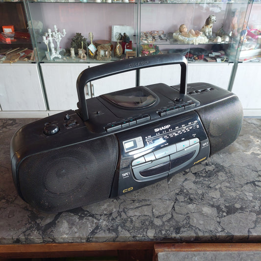 Radio Sharp X-bass Wq-cd60 (funziona Solo In Mono)
