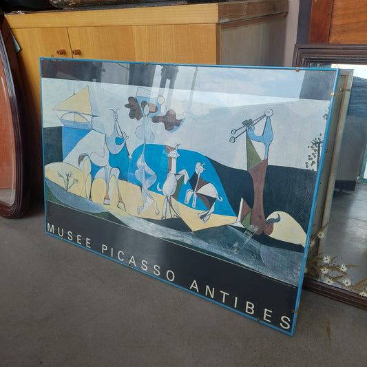 Quadro Poster Vintage Musee Picasso Antibes 1946