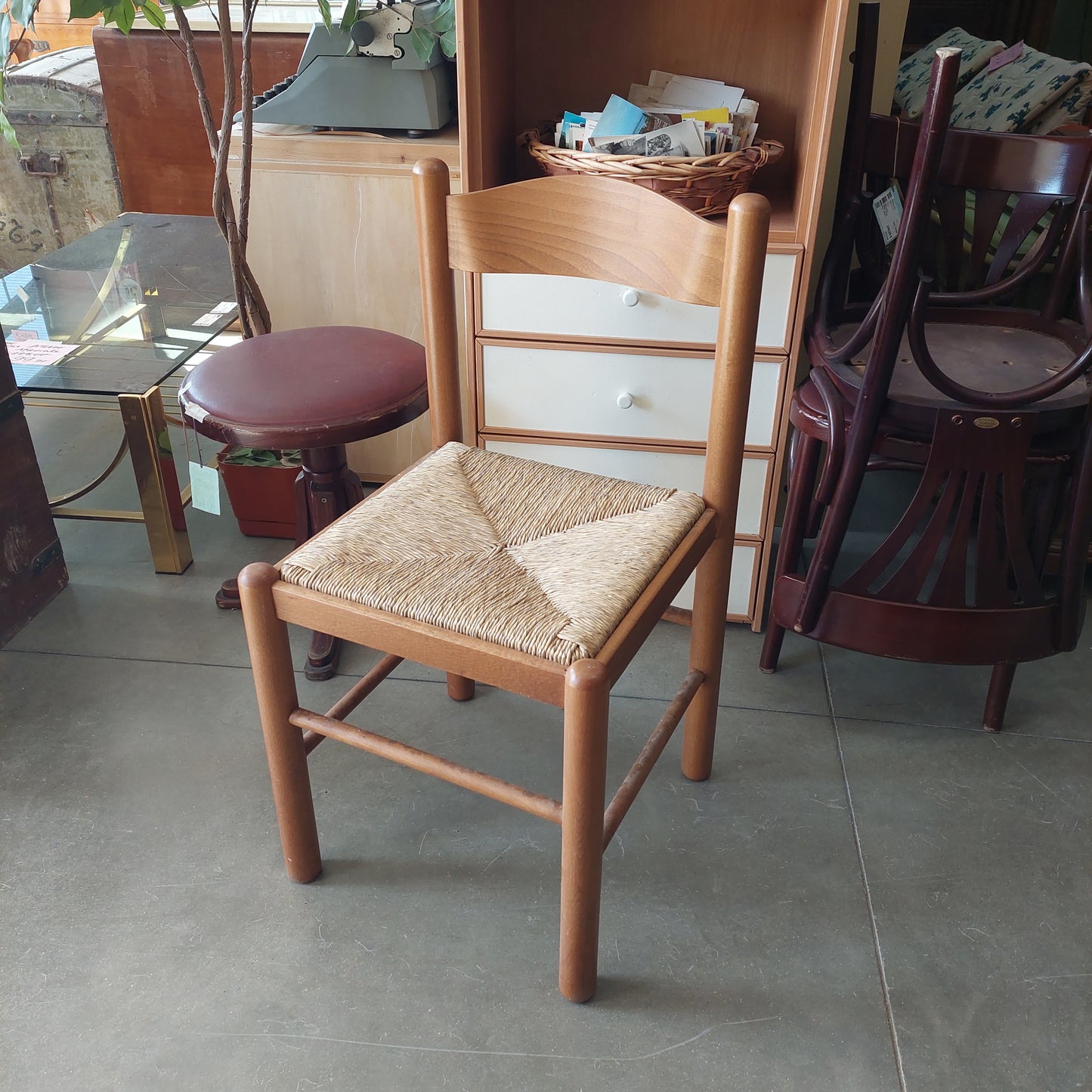 Sedia Legno/paglia