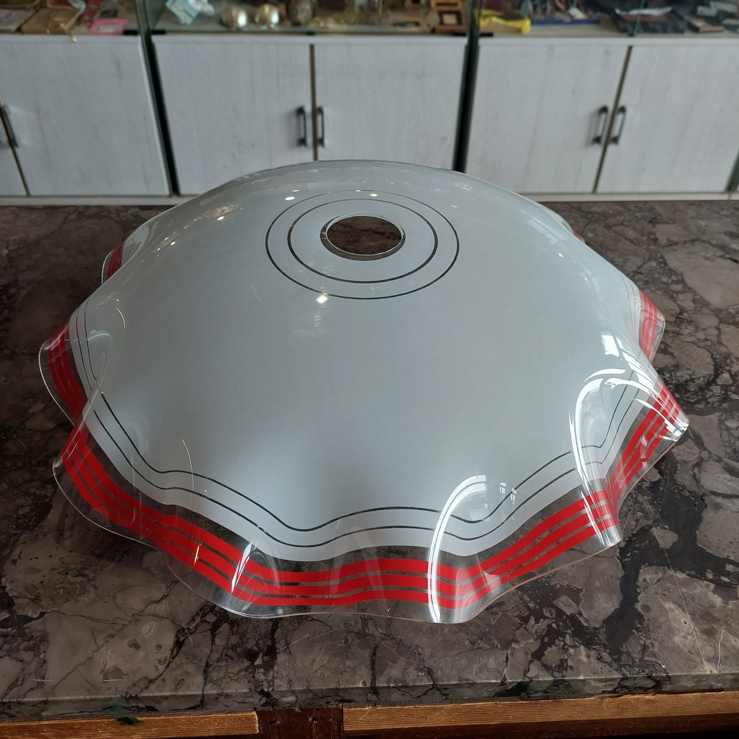 Disco Vetro Smerlato Per Lampadario