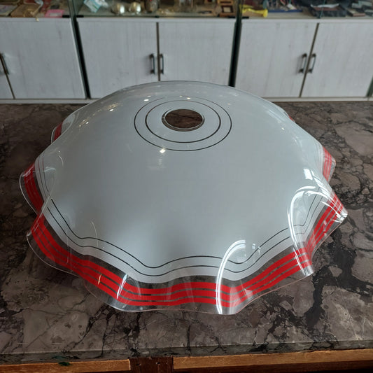 Disco Vetro Smerlato Per Lampadario