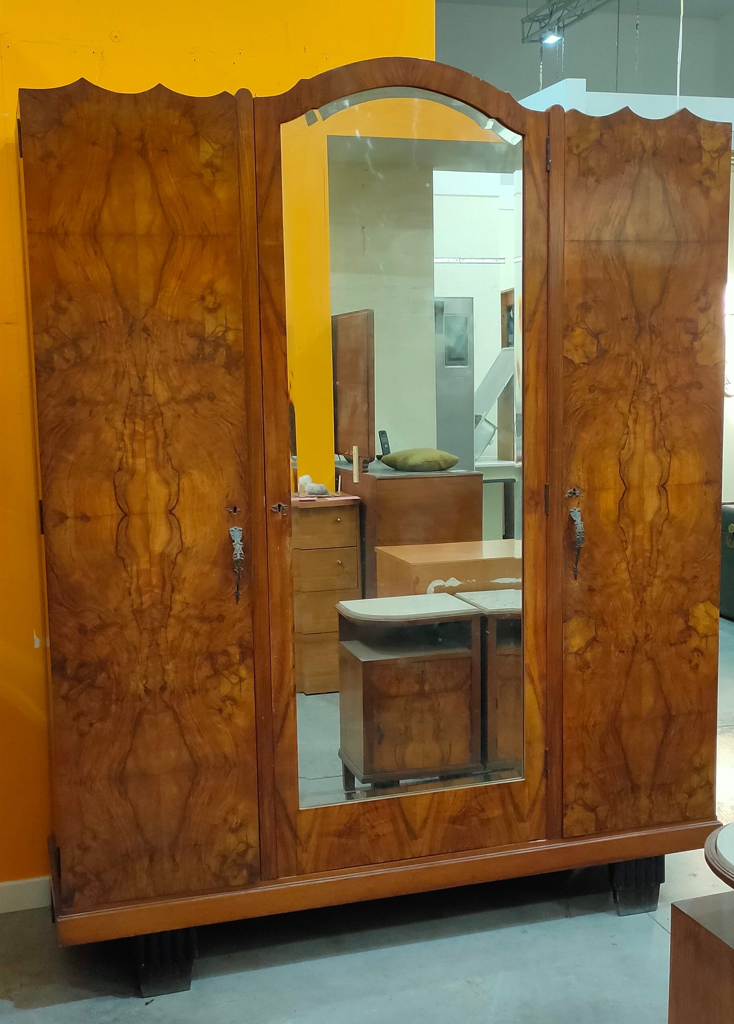Armadio St. Decò 3/a Specchio Cm168x50x205h